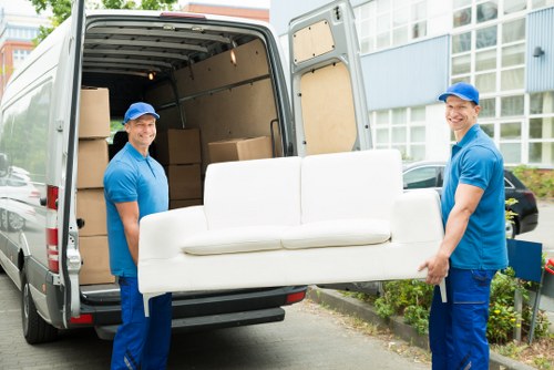 Man with van service helping with a local move in Wembley