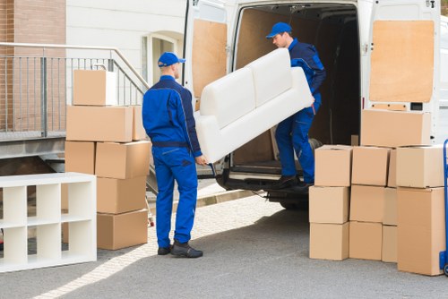 Removal team planning a local move in Wembley with transport and access considerations