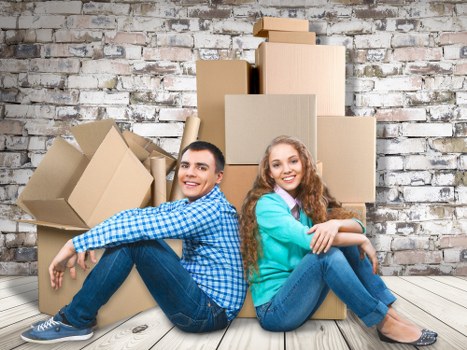 Fragile items safely packed in sturdy boxes for transport in Wembley