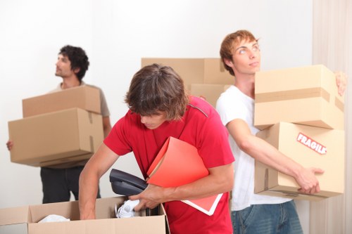 Commercial moving truck service for office and retail moves in Wembley