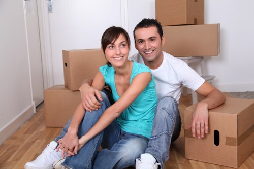 Moving furniture from a flat in Wembley with tight access considerations