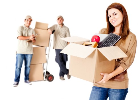Van loading furniture and boxes for a Wembley moving job